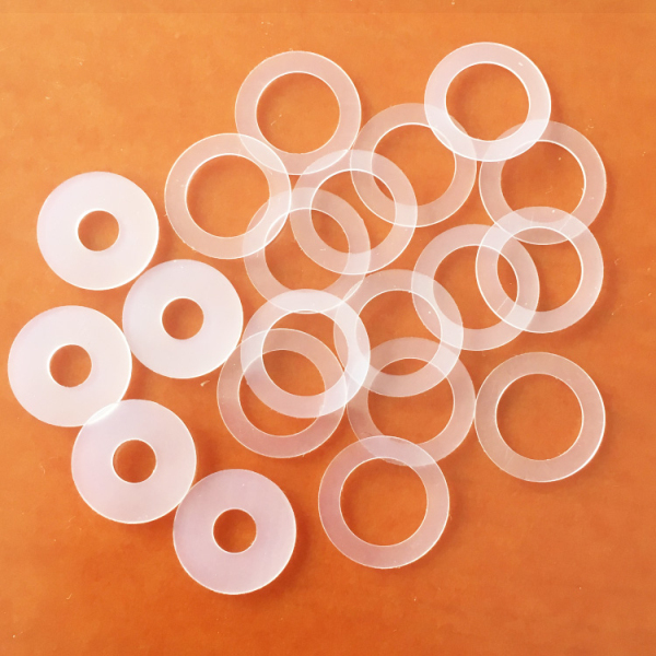 White nylon gasket